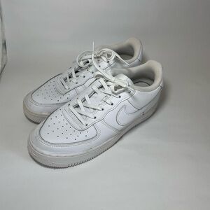 Nike White Low-Top Leather Sneakers
